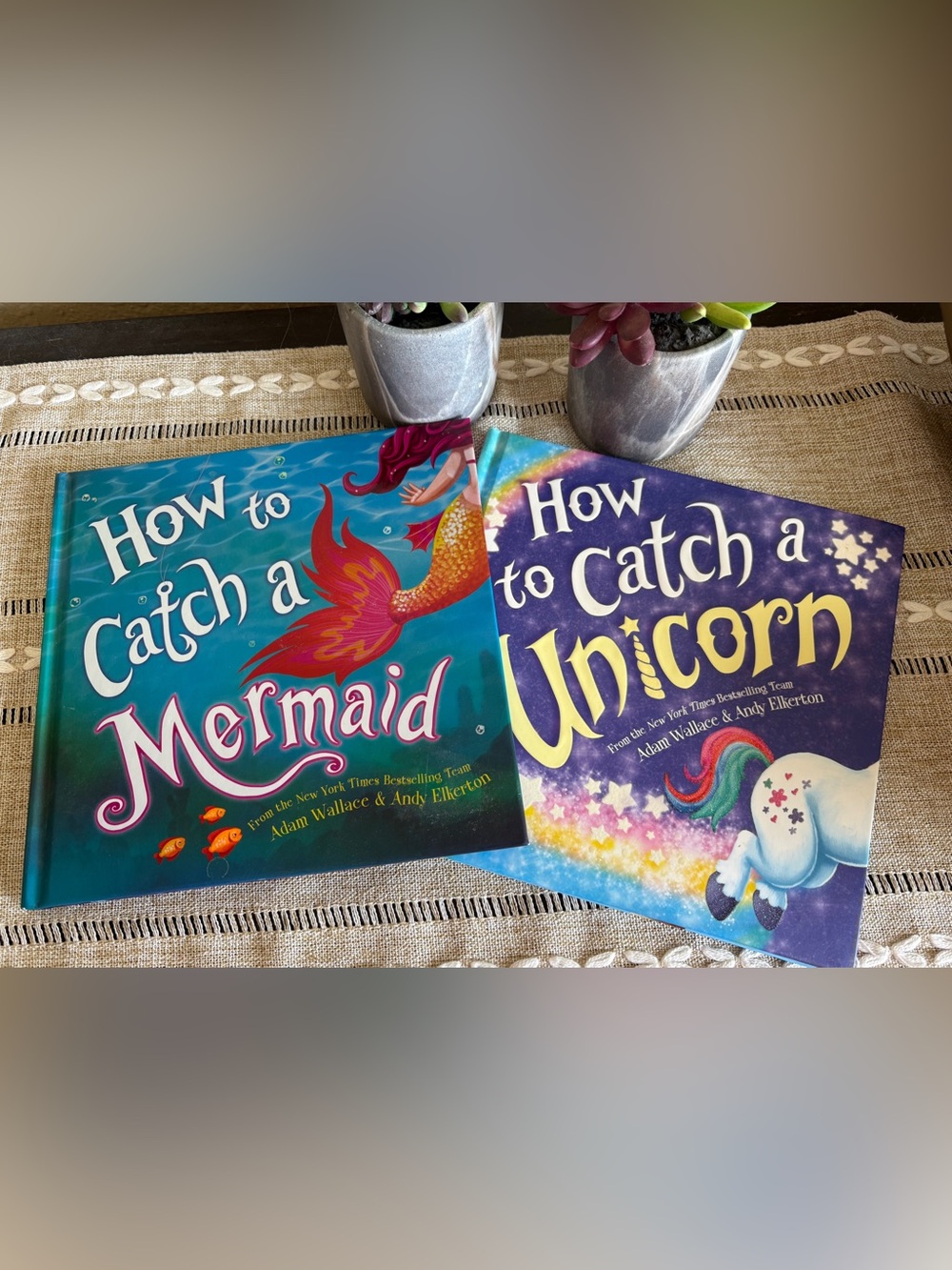 Children’s books / How to catch a mermaid and unicorn/ great condition
